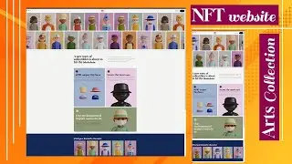 Best NFT collection website on Youtube built with React JS