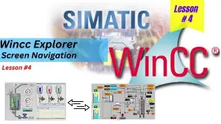 WINCC Explorer SCADA Training Session ||  How to navigate between screens ? Tutorial no. 4