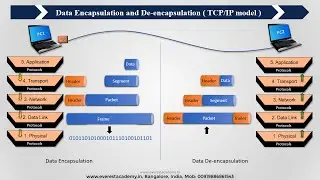 Data Encapsulation and De-encapsulation ( TCP/IP model ) Animation