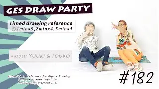 GESture DRAWing Party : #182 Yuuki/Touko／池田 優輝＆東子　－Video/Photo Reference for Figure Drawing－