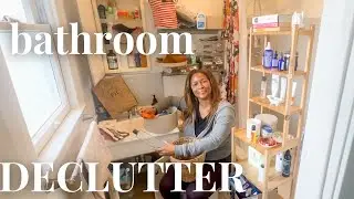 USE IT OR LOSE IT! Small Bathroom DECLUTTER Challenge💄🧖🏾‍♀️🥳l