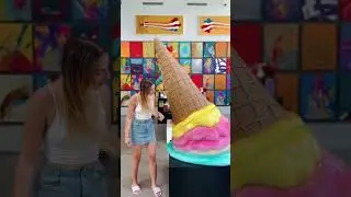 Mind blowing 🤯 ice cream 🍦 for Christmas? #shorts #funny #cute