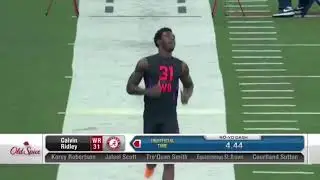 NFL Combine: WR Calvin Ridley 40 Yard Dash