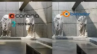 3ds max vs Blender Corona vs Cycles