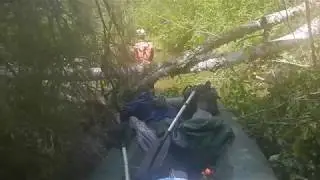 Завалы на реке Тугач 5ч