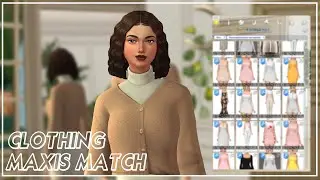 Maxis Match Clothing | 300+ Items | СС