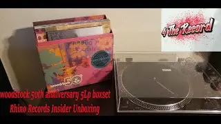 Woodstock 50th Anniversary boxset unboxing Rhino Records Insider