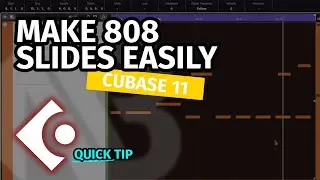 HOW TO MAKE 808 SLIDES | Quick Tip Cubase 11