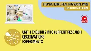 Observations & Experiments | Live Revision for HSC Unit 4 Enquiries into Current Research