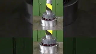 Awkward Butternut Squash Faces 150 Ton Hydraulic Press! 😆💥 #hydraulicpress #squashcrush #satisfying