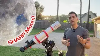 Capturing and Processing the Moon to Get a Sharp Image: Simple DSLR/Telescope Workflow