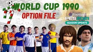 Link - World Cup 1990 - eFootball PES 2021 - Classic Teams Patch - Option File - Ps4/Ps5/PC