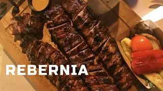 Rebernia One of The Most Popular Restaurants in Lviv. Travel to Ukraine. Best Restaurants in Ukraine