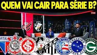 QUEM CORRE MAIS RISCO DE REBAIXAMENTO? VASCO , SANTOS, BAHIA, CRUZEIRO E GOIÁS