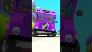 Wheels On The Bus #shorts #cartoonvideos #nurseryrhymes #kidssongs #juniorsquad