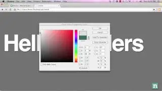 Subtle CSS3 Typography that you'd Swear was Made in Photoshop