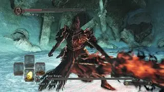 Dark Souls 2 - Crown of the Old Iron King - Fume Knight Boss Fight (Solo/Melee)