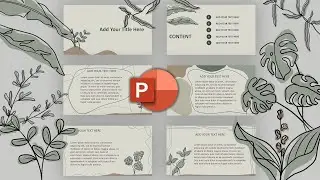 Minimalist Powerpoint Template | Animated Slide | FREE TEMPLATE