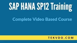 SAP HANA Online Training