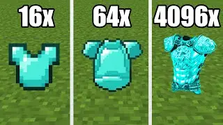 textures in 16x vs 64x vs 4096x