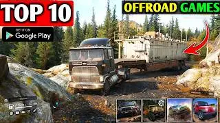 TOP 10 Offroad Simulator Games For Android & iOS || Best Offroad Games High Graphics