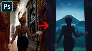 Change Background & Match Lighting Effect - Photoshop Tutorial