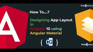 How to | Angular | Application Layout | Angular Material |🔥🔥🔥💻💻💻