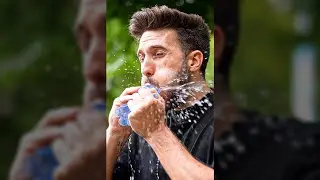 Drinking a Water Bottle in 1 Second