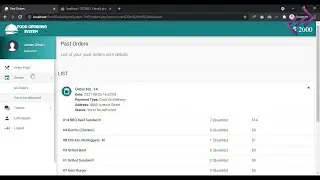Food Order Management System in PHP MySQL with Source Code