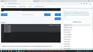 Convert Base64 To CSV - Best Online Free Tool