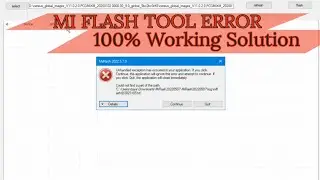 How To Use Mi flash tool and miui Rom/Mi Flash Tool driver Can Not Install Fix/fix Bootloop/Mi flash