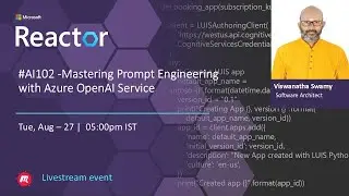 #AI102 -Mastering Prompt Engineering with Azure OpenAI Service