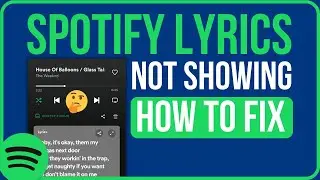 HOW TO FIX SPOTIFY LYRICS NOT SHOWING ANDROID (2024) | Why Spotify Not Showing Lyrics?