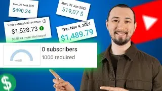 How to Make Money on YouTube With No Monetization and 1000 Subscribers?