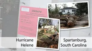 Hurricane  Helene, photos from South Carolina