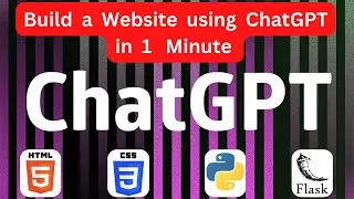 Build a Website using ChatGPT in 1 Minute  