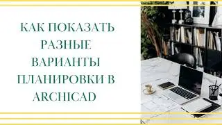 КАК ПОКАЗАТЬ РАЗНЫЕ ВАРИАНТЫ ПЛАНИРОВКИ В ARCHICAD