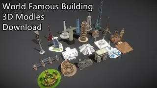 3D Model  - World Famous Building - Downloadable