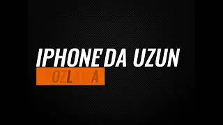 Iphone'da Uzun Pozlama