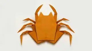 Origami 3D Paper Crab | How to make origami paper Crab