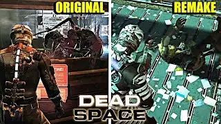 Johnstons Death Scene - Dead Space Remake vs Original