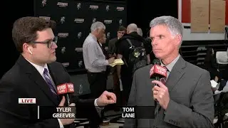 WDRBs Tyler Greever and Tom Lane discuss Pat Kelseys introduction press conference at UofL