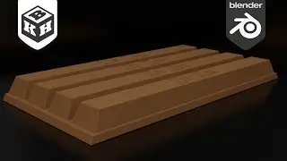How to create a Kit Kat in Blender 2.9 (beginner modelling and shading)