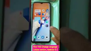 Vivo Y36i Change language (china version, Android 13 ) #shortvideo #smartphone #mobilelock