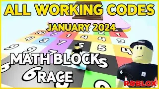 ✅NEW✅ALL WORKING CODES for ⚠️MATH BLOCK RACE ⚠️ Roblox 2024 ⚠️ Codes for Roblox TV