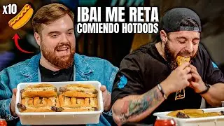 IBAI ME RETA a COMER 10 HOT DOGS en 2 MINUTOS de SU NUEVO MENÚ 🌭 *nadie esperaba esto*