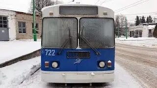 Зиушка ! И предновогодняя ЖО** | Троллейбус ЗиУ - 682Г, Чебоксары.