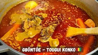 GBÖNTÖE 🇬🇳 || Palmnut Soup with Smoked Fish (Konkoé) - Sauce Graine au Poisson Fumé