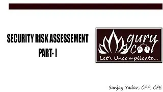 Security Risk Assessment (Essential Definitions)