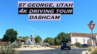 St George, Utah | 4k Driving Tour | Dashcam | Utah Tech